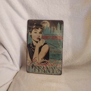 Breakfast at Tiffany's Tin sign